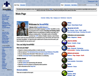 en.scoutwiki.org screenshot