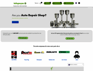 en.telepecas.com screenshot