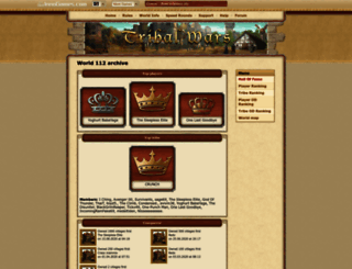 en112.tribalwars.net screenshot