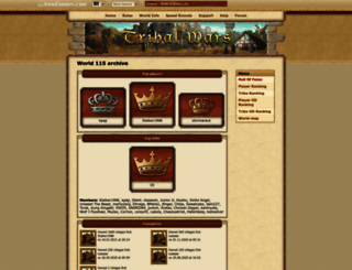 en115.tribalwars.net screenshot