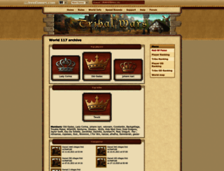 en117.tribalwars.net screenshot
