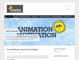 enactus.truman.edu screenshot