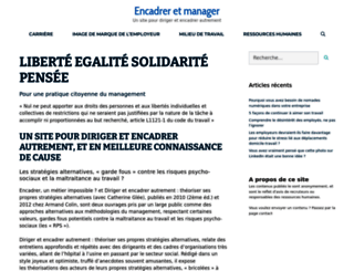 encadrer-et-manager.com screenshot