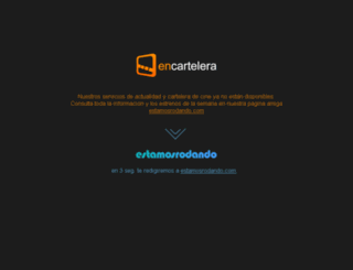 encartelera.com screenshot