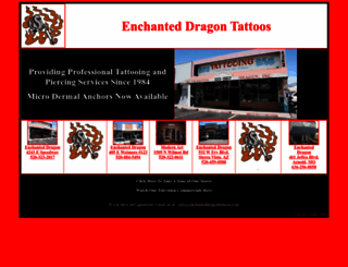 enchanteddragontattoos.com screenshot