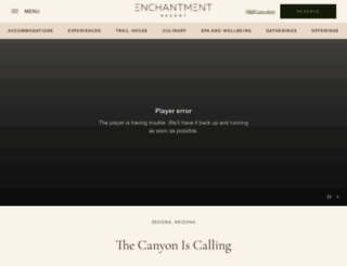 enchantmentresort.com screenshot