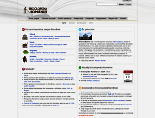 enciclopediaromaniei.ro screenshot