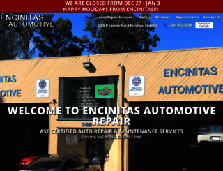 encinitasautomotiverepair.com screenshot