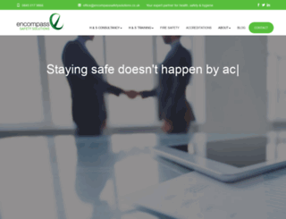 encompasssafetysolutions.co.uk screenshot