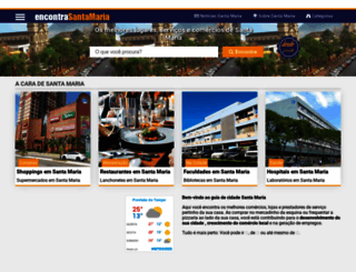 encontrasantamaria.com.br screenshot