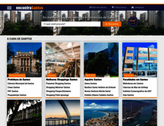 encontrasantos.com.br screenshot