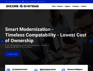 encore-sys.com screenshot