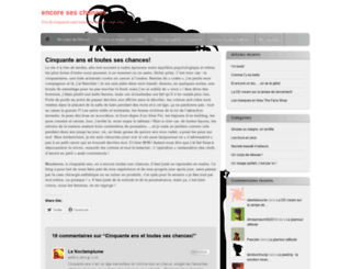 encoredeschances.wordpress.com screenshot