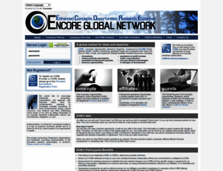 encoreglobalnetwork.com screenshot