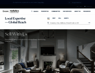 encoresothebysrealty.com screenshot