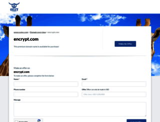 encrypt.com screenshot