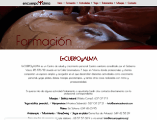 encuerpoyalma.org screenshot