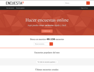 encuesta2.com screenshot