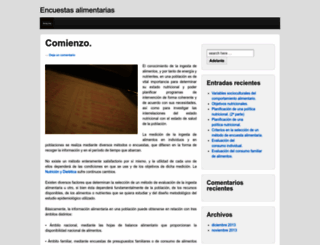 encuestasalimentarias.wordpress.com screenshot