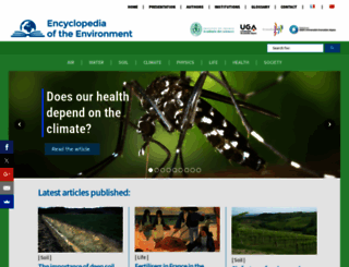 encyclopedie-environnement.org screenshot