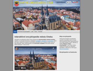 encyklopedie.cheb.cz screenshot