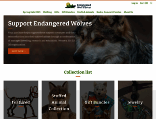 endangered-wolf-center-gift-shop.myshopify.com screenshot