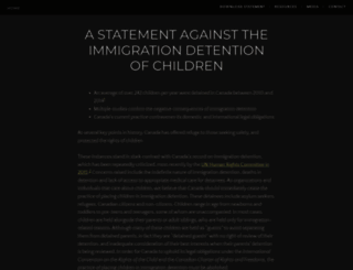 endchildimmigrationdetention.wordpress.com screenshot
