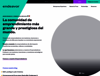 endeavor.org.mx screenshot