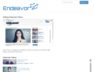 endeavor.vidcaster.com screenshot