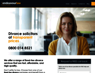 endeavour-law.co.uk screenshot