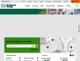endeavourenergy.com.au screenshot