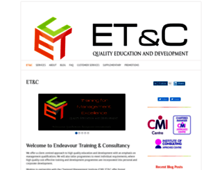 endeavourtraining.org screenshot