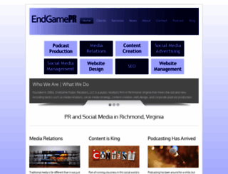 endgamepr.com screenshot