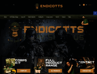 endicotts.co.uk screenshot