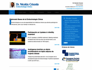 endocrinologiaclinica.cl screenshot