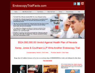 endoscopytrialfacts.com screenshot