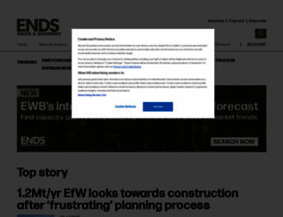 endswasteandbioenergy.com screenshot