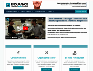 endurance-implant.com screenshot