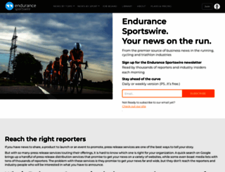 endurancesportswire.com screenshot