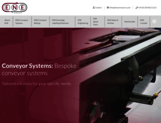 eneconveyorsystems.com screenshot