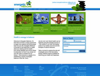 energeticmedicine.ca screenshot