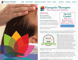 energetictherapies.net screenshot