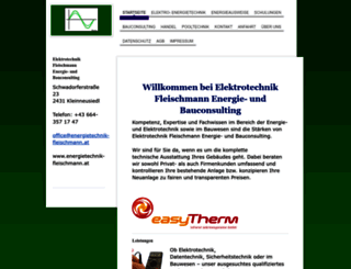 energietechnik-fleischmann.at screenshot