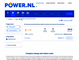 energievergelijking.nl screenshot