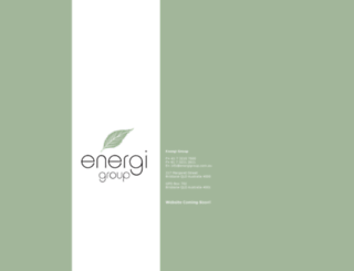 energigroup.com.au screenshot