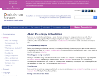 energy-ombudsman.org.uk screenshot
