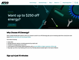 energy.atco.com screenshot