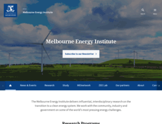 energy.unimelb.edu.au screenshot