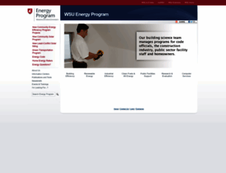 energy.wsu.edu screenshot