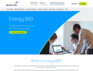 energy360.co.uk screenshot